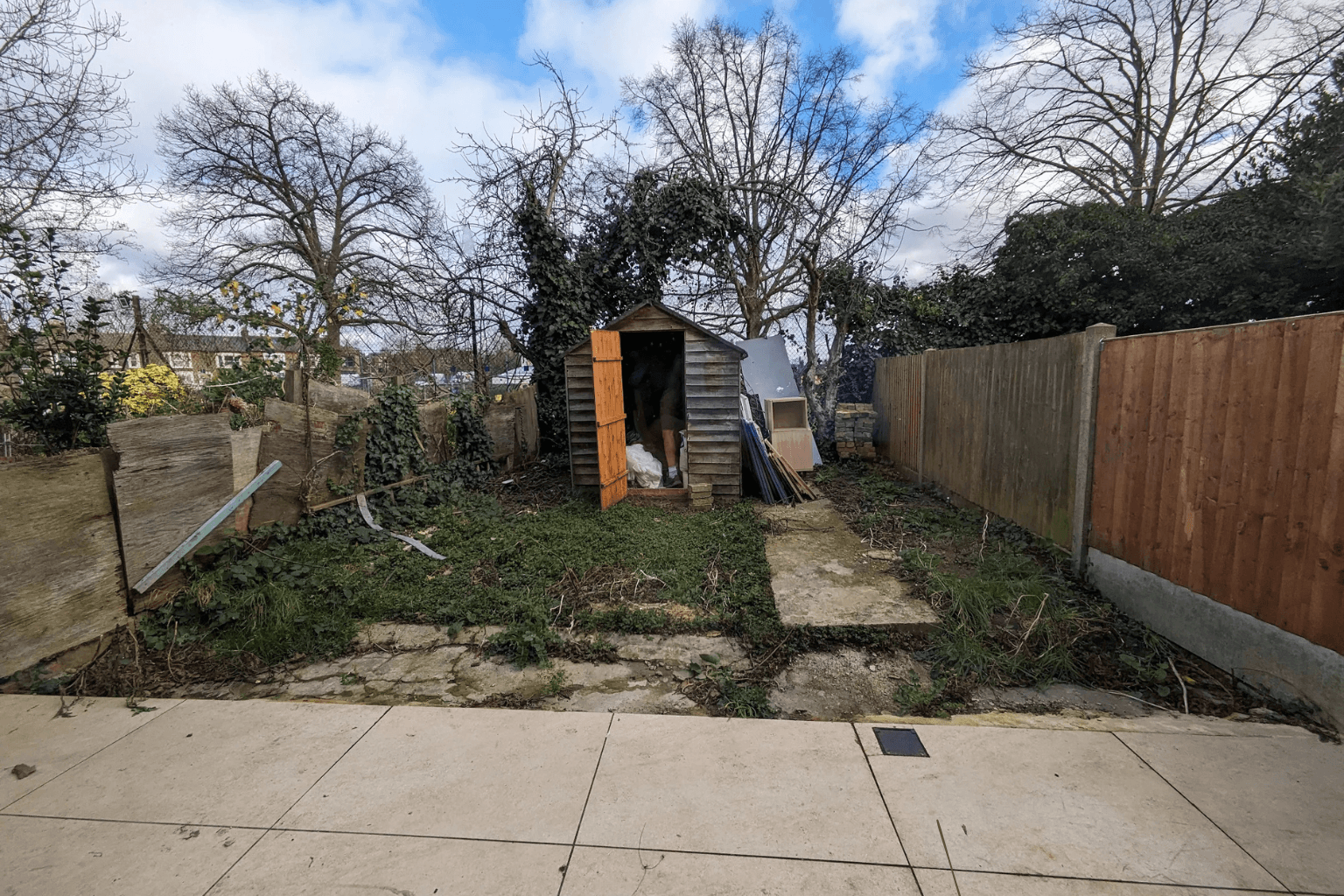 Before Landscaping by Urban Gardeners in South East London