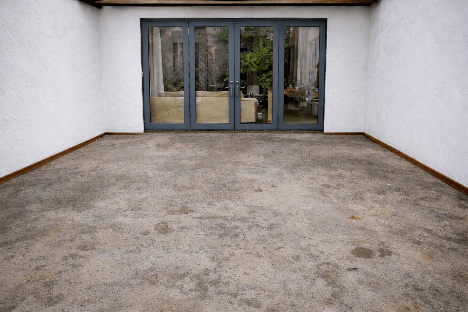 Before hardwood decking installation, South East London