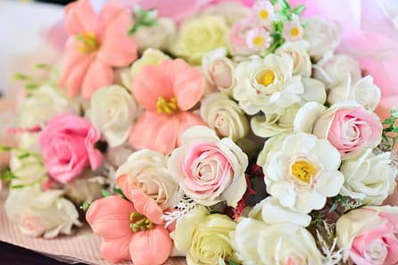 flower bouquet (2) mixed flowers bouquet