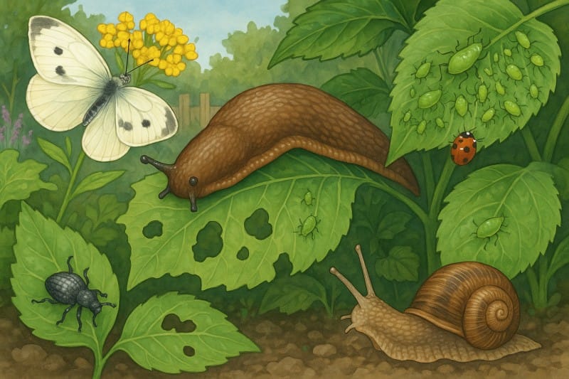 Slugs, Aphids & Common Garden Pests in South East London