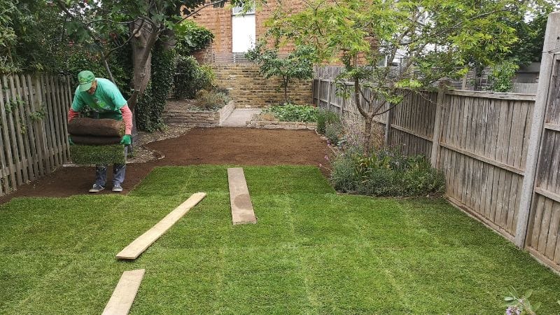 Turf laying services South East London